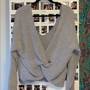 Twist Back Sweater